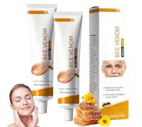 Crema Al Veleno D'Api,2 Pezzi Da 20g,Idratante E Lifting Per Viso E Collo, Effetto Antirughe Per Tutti I Tipi Di Pelle,Rinnova E Nutre La Pelle Con Formula Naturale Al Veleno D'Api