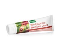 Crema all’ippocastano e fronde di vite