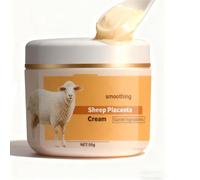 Crema alla placenta di pecora, 50 g di crema al collagene attivo con estratto di placenta di pecora, creme riparatrici istantanee per il viso, riducono le rughe e le linee sottili (1pcs)