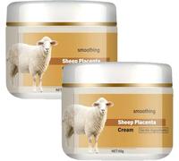 Crema alla Placenta di Pecora, Crema Viso Riparatrice Istantanea, Anti-Età e Rassodante, Pelle Rilassata, Riduzione delle Rughe e Miglioramento dell'Elasticità