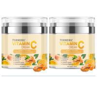 Crema alla vitamina C e curcuma, crema viso rassodante alla curcuma, idrata, illumina, rassoda, favorisce la produzione di collagene, riduce rughe e linee sottili