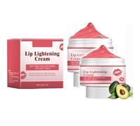 Crema alleggeri per le labbra, ripara il labbro che esfolia la dissolvenza anti-crack, rimuovi le labbra scure, Labbra Line I idratante Balsamo illuminante Idratante nutriente (2pcs)