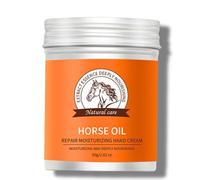 Crema all'olio di cavallo per mani secche e ruvide, previene la desquamazione e le screpolature della pelle, lozione idratante e nutriente profonda (1pc)