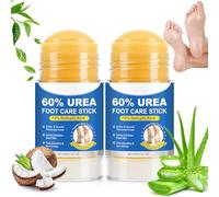 Crema all'urea al 60%, crema urea al 60% per piedi, per pelli molto secche e ruvide, crema per i piedi per gomiti, ginocchia, piedi e mani, crema per piedi (2 pezzi)