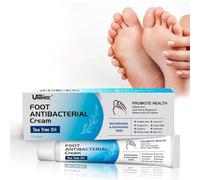 Crema Antibatterica Piedi 20g con Olio di Tea Tree, Lenitiva e Ristrutturante per la Pelle, Supporto Cosmetico Contro Prurito Odori e Desquamazione, Nutriente per Talloni Screpolati