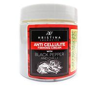 Crema Anticellulite Al Pepe Nero | Anticellulite, rassodante e rassodante, perfetto per il trattamento anticellulite Massaggio per gambe, glutei, cosce, grasso della pancia