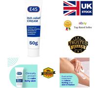 Crema antiprurito - E45 50 g non grassa per irritazione della pelle -...