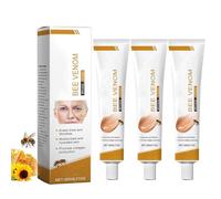 Crema antirughe con veleno d'api, 1/2/3 pezzi, crema antirughe per viso e collo, crema per rimuovere le rughe del veleno d'api, per tutti i tipi di pelle (3)
