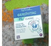 Crema antirughe Gerovital per pelle matura donne sopra i 55 anni Vitamina E 5...