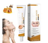 Crema antirughe per veleno d'api, crema per veleno d'api e siero contro le rughe, idratante delicato idrata e illumina la pelle, crema idratante antirughe (crema)