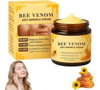 Crema antirughe per veleno d'api, unguento professionale per api, siero anti-invecchiamento, ripara e riduce le imperfezioni della pelle, ingredienti naturali (1 pezzo)