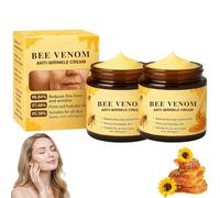 Crema antirughe per veleno d'api, unguento professionale per api, siero anti-invecchiamento, ripara e riduce le imperfezioni della pelle, ingredienti naturali (2 pezzi)
