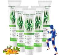 Crema Articolare per Cura Quotidiana - Nutrimento Intenso con Ingredienti Delicati, Ideale per Massaggi su Schiena, Collo, Mani e Ginocchia, Sollievo e Benessere per le Articolazioni (A-5PC)