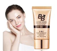 Crema Bb,Crema Idratante Colorata Bb Cream Con Spf,Spf50+ Crema Bb Per La Protezione Solare Alla Lumaca D'Oro,Bb Cream Per Correttore Viso Per Fondotinta Impermeabile A Lunga Durata Per Donne