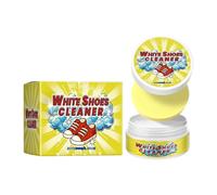 Crema bianca per la pulizia delle scarpe con spugna, pasta detergente per scarpe da ginnastica, rimozione delle macchie, senza acqua, balsamo per la pulizia delle scarpe, per stivali, suole in gomma