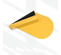 Crema Bianco Beige Nudo Ecologico Vegano Logo Laser Personalizzato Pu Gomma Antiscivolo estremità Rotonda Ovale Capsula Forma Yoga Tappetino, Yellow