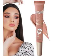 Crema Blush Cheeks, Formula liquida schiuma, 4,84 x 0,98 cm, lunga durata idratazione, opaco naturale Glow Finish, Blendable Lightweight for Cheeks Lips Makeup