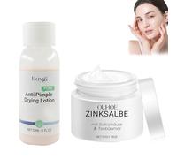 Crema Brufoli Viso,Lozione di Essiccazione Dell'acne, Crema Acne, crema viso Acne per viso, glutei, schiena e cosce,Riduce punti neri e Rossori