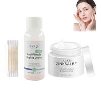 Crema Brufoli Viso,Lozione di Essiccazione Dell'acne, Crema per acne, Anti Brufolo Gel per viso, glutei, schiena e cosce,Riduce punti neri e acne