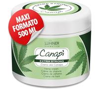 Crema Canapa Extra Forte 500ml, Formula Naturale ad Azione Rapida con Estratti di Olio di semi di Canapa, Arnica e Artiglio del Diavolo per Massaggi ad Articolazioni e Muscoli. Made In Italy LUMINER