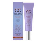 Crema CC da Donna,SPF 25 Base Unificante | 15 ml Base di Trucco Primer,Per Tipi di Pelle Viaggio Quotidiano