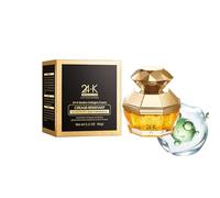 Crema collagene, Crema Oro 24k 60g, Formula con Niacinamide ed Estratto di Centella che Idrata in Profondità, Liscia la Pelle e Aiuta a Ridurre le Lieve Rughe per un Aspetto Più Compatto e Radioso