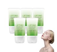 Crema Collo Rassodante con Applicatore a Rullo - Soluzione Serraggio Collo, Petto e Décolleté - Idratante Age Defying per Pelle Crepey - Miscela ad Assorbimento Rapido per Donne e Uomini (5 pezzi)