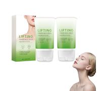 Crema Collo Rassodante con Applicatore a Rullo - Soluzione Serraggio Collo, Petto e Décolleté - Idratante Age Defying per Pelle Crepey - Miscela ad Assorbimento Rapido per Donne e Uomini (2 pezzi)