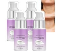 Crema Collo Rassodante per Pelle Crepey, Crema Collo Stringere & Sollevare con Retinolo, Collagene, Idratante Anti-età per Collo & Décolleté, Spalle, Riduce le Rughe e Migliora l'Elasticità (4PCS)
