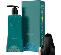 Crema colorante per capelli a base vegetale, copertura dei capelli grigi a lunga durata e sfumature naturali, tintura per capelli a agente singolo per uso domestico (Il nero naturale)