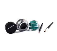 Crema Colorante Per Eyeliner,Set Di Eyeliner Gel, A Lunga Durata, Con Pennelli Per Il Trucco Per Gli Occhi, Eyeliner A Prova Di Acqua, Eyeliner Resistente all'Acqua Nero E Verde