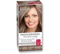 CREMA COLORE PERMANENTE PROFESSIONALE ELEA PER CAPELLI 7.1 MEDIA CENERE BIONDA CON COMPLESSO DI CURA DELL'OLIO