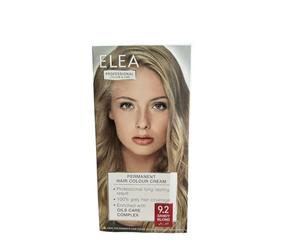 CREMA COLORE PERMANENTE PROFESSIONALE ELEA PER CAPELLI 9.2 SABBIA BIONDA CON COMPLESSO DI CURA DELL'OLIO
