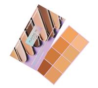 Crema Concealer Palette, Waterproof Balm Aid, 8 Color Coverage Kit with Safety, Face Makeup Cosmetic Tool with Comfort, Modern Beauty Design Style, Accessory for All Skin Beauty Girls Women 11g
