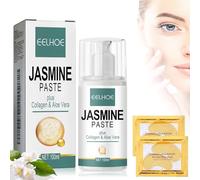 Crema Contorno Occhi 100ml, Contorno Occhi Antirughe, Contorno Occhi Occhiaie, Unguento al Gelsomino, Riduce Borse e Linee Sottili, Crema Sotto Gli Occhi Per Uomini E Donne