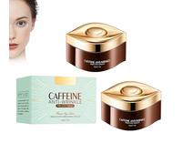Crema Contorno Occhi alla Caffeina 20 g - Idratante con Niacinamide, Acido Ialuronico - Anti-Age e Anti-Gonfiore - Con Rullo Massaggiante - Riduce Occhiaie e Borse - Formula Leggera e Assorbente
