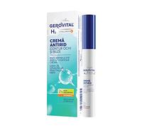 Crema Contorno Occhi Antirughe - 2% Acido Ialuronico Puro e Lipozomiale, Vitamina C ed E, Riduce Rughe e Linee Sottili - Gerovital H3 Hyaluron C,15 ml