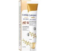 Crema contorno occhi antirughe al collagene, crema contorno occhi anti-età rassodante, rassodante istantaneo, illuminante, attenua le linee sottili, rimuove le occhiaie