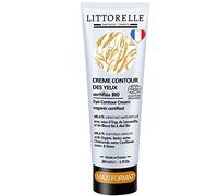 Crema Contorno Occhi Maxi Formato 30 ml - Made in France - Certificata Bio - 99% di Origine Naturale con Acqua d'Orzo, Fiordaliso e Camomilla Bio - Crema Occhi Idratante Anti Occhiaie, Borse e Rughe
