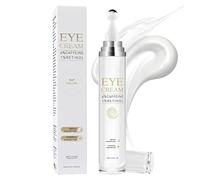 Crema Contorno Occhi per Occhiaie, Crema Contorno Oc-chi Al 6% di Caffeina E 1% di Retinolo, Cre-ma Con-torno Antirughe E Antiborse con Sfera Roller Rinfrescante A 360°, Effetto Lifting Istantaneo