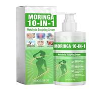 Crema Contouring Metabolico alla Moringa 10-in-1-100g | Formula Delicata e Nutriente | Idratazione a Lunga Durata | Lenisce e Rivitalizza la Pelle Secca | Lozione Corpo Leggera e Non Unta