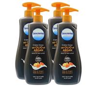 Crema Corpo ALL'OLIO DI ARGAN, Per Tutti i Tipi Di Pelle. Garantisce 48h Di Idratazione Intensa, Non Unge e Si Assorbe Rapidamente 500ml (4 Flaconi)