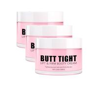 Crema corpo rassodante e idratante Butt Tight Lift Cream, migliora la tensione cutanea nella zona dei glutei, riduce il rilassamento cutaneo, solleva e rassodante maschera corpo per glutei (3 pezzi)