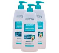 Crema Corpo Ricca NUTRIENTE PROTETTIVA, Super Idratante 48h. Per Pelli Secche, Con Burro Di Avocado Superfood, Contiene Preziosi Omega 3 e Vitamine 400ml (3 Flaconi)