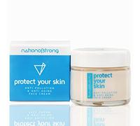 Crema da giorno anti-inquinamento Protect Your Skin con un forte filtro blu chiaro contro i danni alla pelle causati dalle radiazioni dei telefoni cellulari