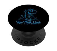 Crema da latte Best Milkman Ever Fun Dad PopSockets PopGrip Adesivo