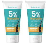 Crema da massaggio alla cheratina per il cuoio capelluto, idratante per la salute del cuoio capelluto, nutriente e volumizzante, rinforza le radici dei capelli, per donna e uomo