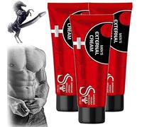 Crema da massaggio per forza energetica da uomo, Crema esterna da uomo, Men's Energy Strength Massage Cream, crema Vitality Boost (3pcs)