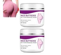 Crema da massaggio rassodante per glutei, crema sollevante e scolpita per glutei, creme rassodanti per glutei, creme corpo nutrienti, ammorbidisce la pelle e migliora la forma, assorbimento. (2 pezzi)