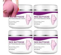 Crema da massaggio rassodante per glutei, crema sollevante e scolpita per glutei, creme rassodanti per glutei, creme corpo nutrienti, ammorbidisce la pelle e migliora la forma, assorbimento. (4 pezzi)